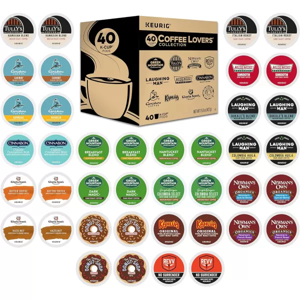 Keurig KClassic Coffee Maker Single Serve KCup Pod Coffee Brewer Rhubarb and Keurig Coffee Lovers Collection KCup Pods 40 CountKeurig KClassic Coffee Maker Single Serve KCup Pod Coffee Brewer Rhubarb and Keurig Coffee Lovers Collection KCup Pods 40 Count