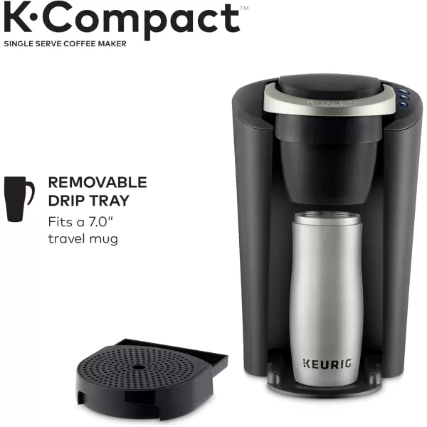 Keurig KCompact SingleServe KCup Pod Coffee Maker BlackBlack