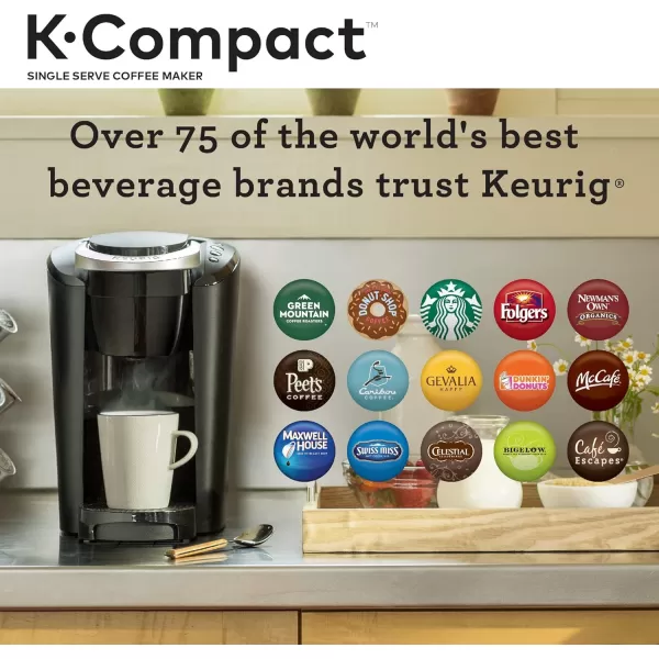 Keurig KCompact SingleServe KCup Pod Coffee Maker BlackBlack