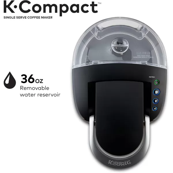 Keurig KCompact SingleServe KCup Pod Coffee Maker BlackBlack