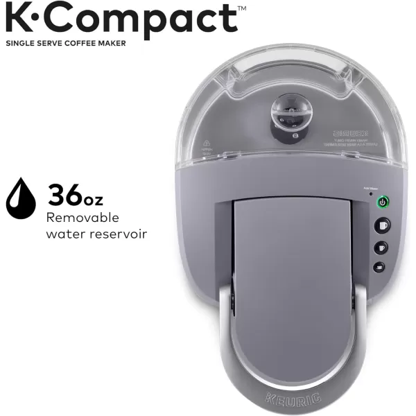 Keurig KCompact SingleServe KCup Pod Coffee Maker BlackGray