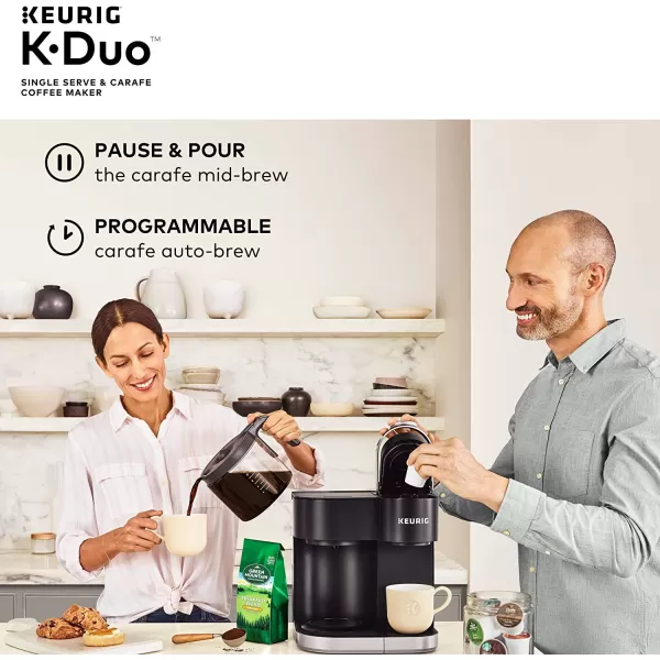 Keurig KDuo Coffee Maker Single Serve KCup Pod and 12 Cup Carafe Brewer with Green Mountain Favorites Collection KCup Pods 40 countKeurig KDuo Coffee Maker Single Serve KCup Pod and 12 Cup Carafe Brewer with Green Mountain Favorites Collection KCup Pods 40 count