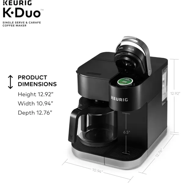 Keurig KDuo Coffee Maker Single Serve KCup Pod and 12 Cup Carafe Brewer with Green Mountain Favorites KCup Pods 40 Count and 12 oz Bagged Ground Coffee 3 CountKeurig KDuo Coffee Maker Single Serve KCup Pod and 12 Cup Carafe Brewer with Green Mountain Favorites KCup Pods 40 Count and 12 oz Bagged Ground Coffee 3 Count