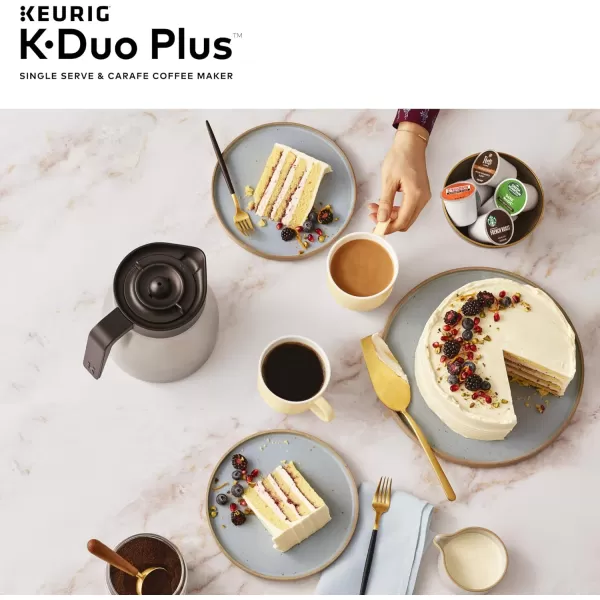 Keurig KDuo Plus Coffee Maker Single Serve KCup Pod and 12 Cup Carafe Brewer with Green Mountain Favorites Collection KCup Pods 40 countKeurig KDuo Plus Coffee Maker Single Serve KCup Pod and 12 Cup Carafe Brewer with Green Mountain Favorites Collection KCup Pods 40 count