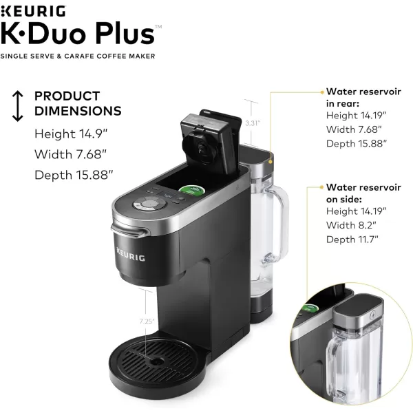 Keurig KDuo Plus Coffee Maker Single Serve KCup Pod and 12 Cup Carafe Brewer with Green Mountain Favorites Collection KCup Pods 40 countKeurig KDuo Plus Coffee Maker Single Serve KCup Pod and 12 Cup Carafe Brewer with Green Mountain Favorites Collection KCup Pods 40 count