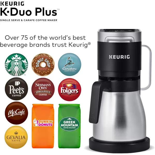 Keurig KDuo Plus Coffee Maker Single Serve KCup Pod and 12 Cup Carafe Brewer with Green Mountain Favorites Collection KCup Pods 40 countKeurig KDuo Plus Coffee Maker Single Serve KCup Pod and 12 Cup Carafe Brewer with Green Mountain Favorites Collection KCup Pods 40 count