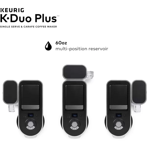 Keurig KDuo Plus Single Serve amp Carafe Coffee MakerCompatible with KCup Pods and Ground Coffee KDuo Plus