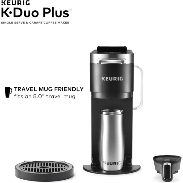 Keurig KDuo Plus Single Serve amp Carafe Coffee MakerCompatible with KCup Pods and Ground Coffee KDuo Plus