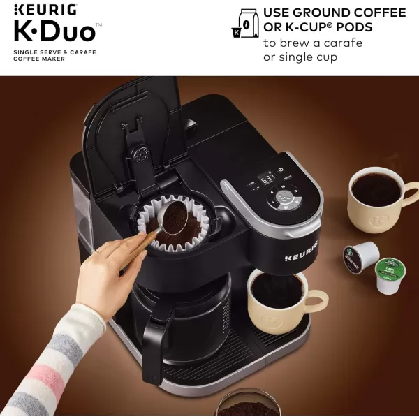 Keurig KDuo Single Serve KCup Pod amp Carafe Coffee Maker BlackKeurig KDuo Single Serve KCup Pod amp Carafe Coffee Maker Black