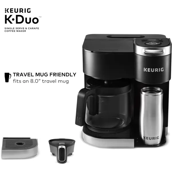 Keurig KDuo Single Serve KCup Pod amp Carafe Coffee Maker BlackKeurig KDuo Single Serve KCup Pod amp Carafe Coffee Maker Black