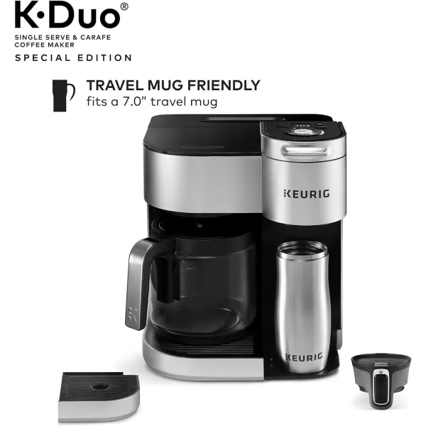 Keurig KDuo Special Edition Single Serve KCup Pod amp Carafe Coffee Maker SilverKeurig KDuo Special Edition Single Serve KCup Pod amp Carafe Coffee Maker Silver