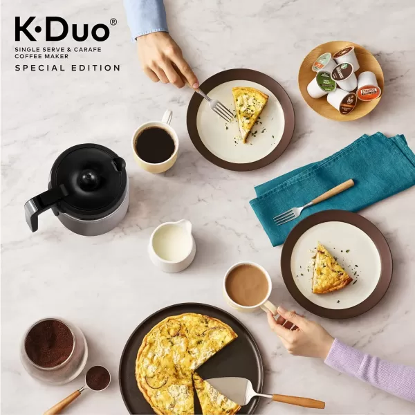 Keurig KDuo Special Edition Single Serve KCup Pod amp Carafe Coffee Maker SilverKeurig KDuo Special Edition Single Serve KCup Pod amp Carafe Coffee Maker Silver