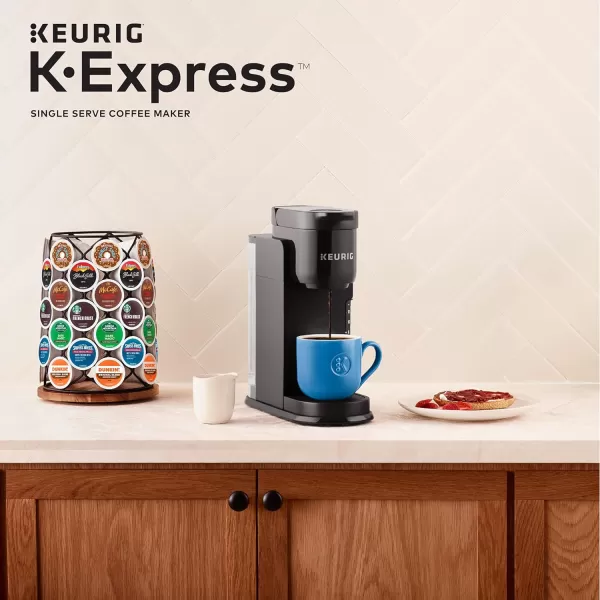 Keurig KExpress Coffee Maker Single Serve KCup Pod Coffee Brewer Black 128 L x 51 W x 126 HBlack Coffee Brewer