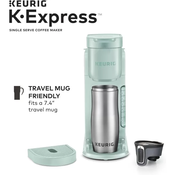 Keurig KExpress Coffee Maker Single Serve KCup Pod Coffee Brewer Warm StoneMint