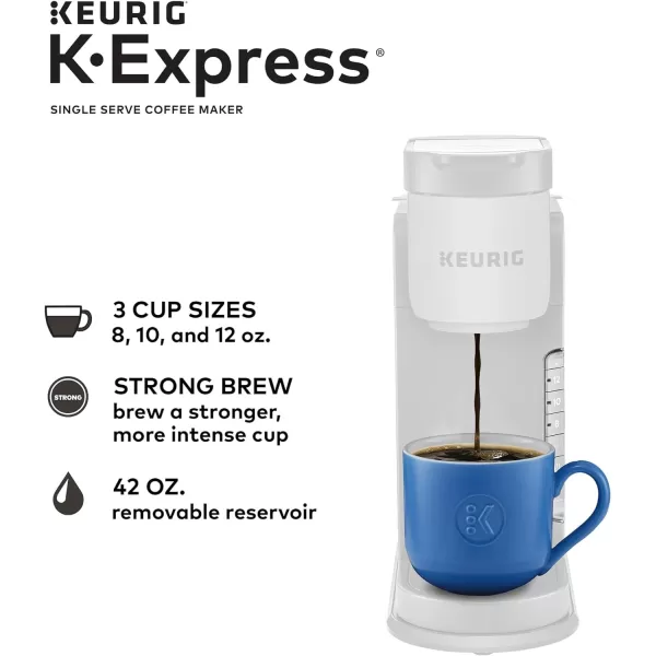 Keurig KExpress Coffee Maker Single Serve KCup Pod Coffee Brewer Warm StoneWarm Stone