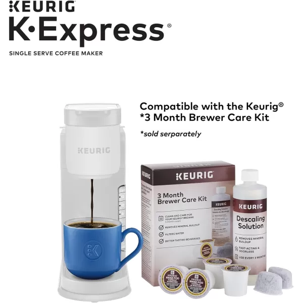 Keurig KExpress Coffee Maker Single Serve KCup Pod Coffee Brewer Warm StoneWarm Stone