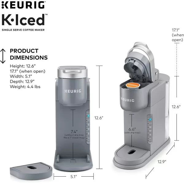 Keurig KIced Coffee Maker Single Serve KCup Pod Iced Coffee Maker and Green Mountain Coffee Roasters Brew Over Ice Classic Black Single Serve Keurig KCup Pods 72 countKeurig KIced Coffee Maker Single Serve KCup Pod Iced Coffee Maker and Green Mountain Coffee Roasters Brew Over Ice Classic Black Single Serve Keurig KCup Pods 72 count