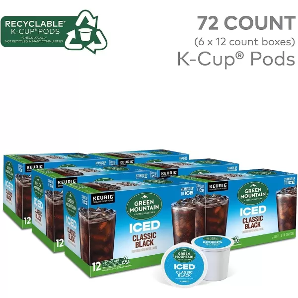 Keurig KIced Coffee Maker Single Serve KCup Pod Iced Coffee Maker and Green Mountain Coffee Roasters Brew Over Ice Classic Black Single Serve Keurig KCup Pods 72 countKeurig KIced Coffee Maker Single Serve KCup Pod Iced Coffee Maker and Green Mountain Coffee Roasters Brew Over Ice Classic Black Single Serve Keurig KCup Pods 72 count