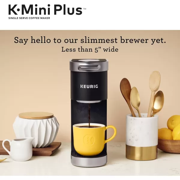 Keurig KMini Plus Single Serve Coffee Maker with Krispy Kreme Coffee Pods 32 countKeurig KMini Plus Single Serve Coffee Maker with Krispy Kreme Coffee Pods 32 count