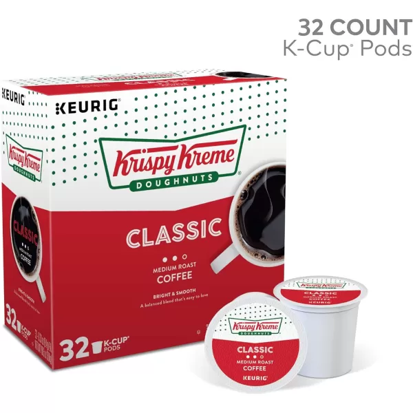 Keurig KMini Plus Single Serve Coffee Maker with Krispy Kreme Coffee Pods 32 countKeurig KMini Plus Single Serve Coffee Maker with Krispy Kreme Coffee Pods 32 count