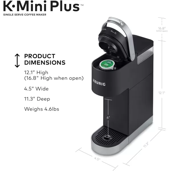 Keurig KMini Plus Single Serve Coffee Maker with Krispy Kreme Coffee Pods 32 countKeurig KMini Plus Single Serve Coffee Maker with Krispy Kreme Coffee Pods 32 count