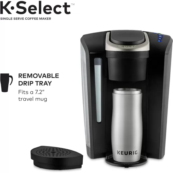 Keurig KSelect Coffee Maker Single Serve KCup Pod Coffee Brewer Black and Krispy Kreme Light Roast Coffee KCup Pods 32 CountKeurig KSelect Coffee Maker Single Serve KCup Pod Coffee Brewer Black and Krispy Kreme Light Roast Coffee KCup Pods 32 Count