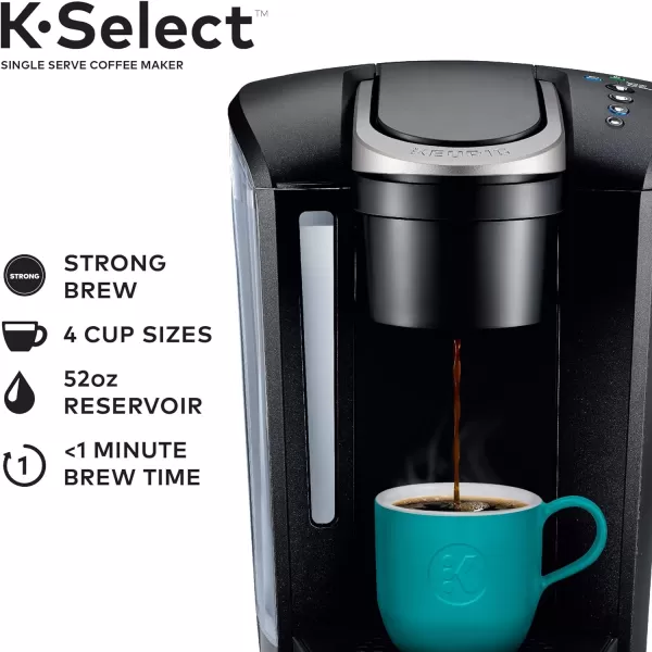 Keurig KSelect Coffee Maker Single Serve KCup Pod Coffee Brewer Black and Krispy Kreme Light Roast Coffee KCup Pods 32 CountKeurig KSelect Coffee Maker Single Serve KCup Pod Coffee Brewer Black and Krispy Kreme Light Roast Coffee KCup Pods 32 Count