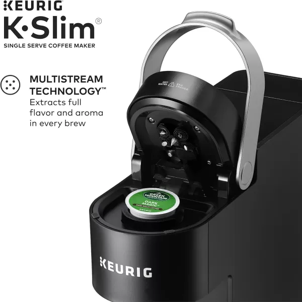 Keurig KSlim Single Serve Coffee Maker with Keurig Entertainers Collection Variety Pack 40 KCup PodsKeurig KSlim Single Serve Coffee Maker with Keurig Entertainers Collection Variety Pack 40 KCup Pods