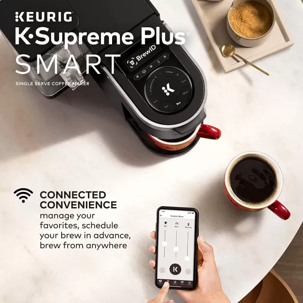 Keurig KSupreme Plus SMART Single Serve KCup Pod Coffee Maker BlackBlack