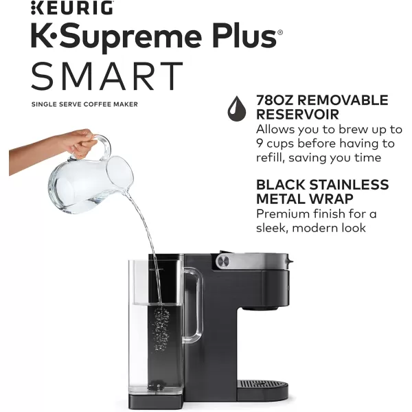 Keurig KSupreme Plus SMART Single Serve KCup Pod Coffee Maker BlackK Supreme Plus SMART  Peets Variety Pack Coffee