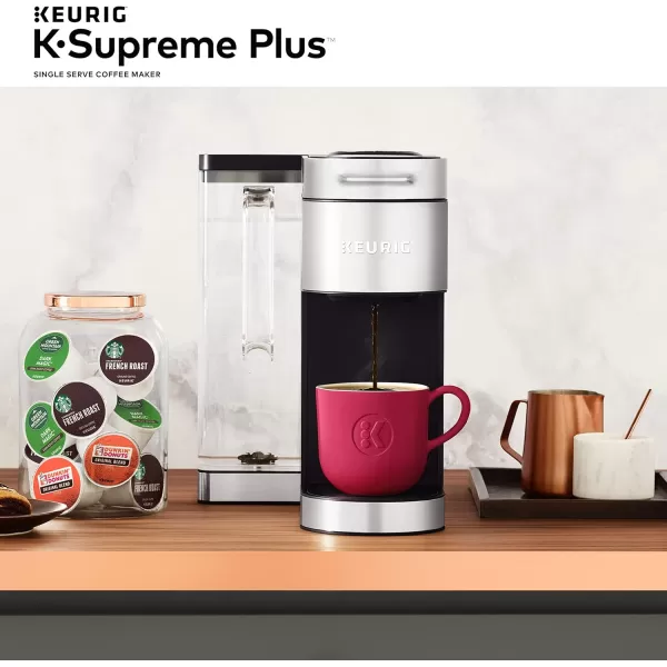 Keurig KSupreme Plus Single Serve KCup Pod Coffee Maker MultiStream Technology Stainless SteelKSupreme Plus  Caribou Variety Pack Coffee