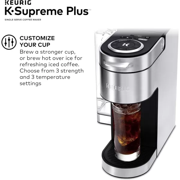 Keurig KSupreme Plus Single Serve KCup Pod Coffee Maker MultiStream Technology Stainless SteelKSupreme Plus  Caribou Variety Pack Coffee