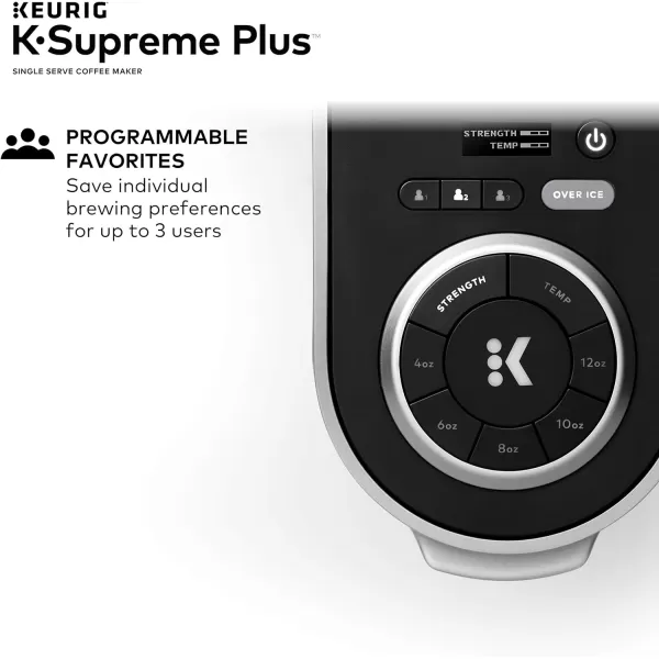 Keurig KSupreme Plus Single Serve KCup Pod Coffee Maker MultiStream Technology Stainless SteelKSupreme Plus  Caribou Variety Pack Coffee