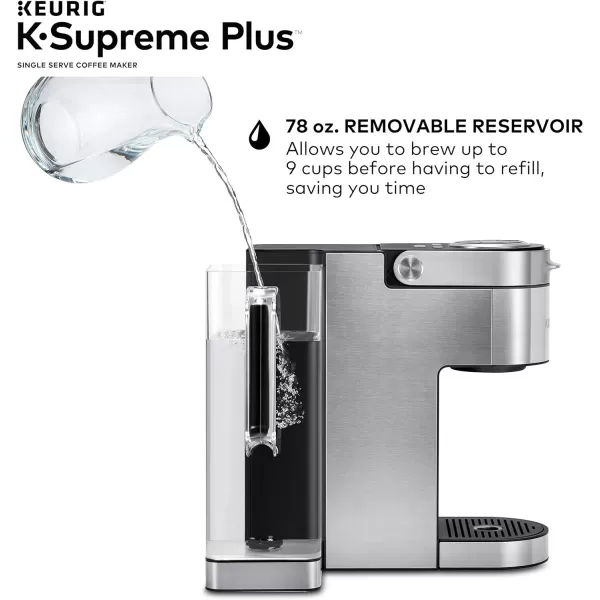 Keurig KSupreme Plus Single Serve KCup Pod Coffee Maker MultiStream Technology Stainless SteelKSupreme Plus  Caribou Variety Pack Coffee