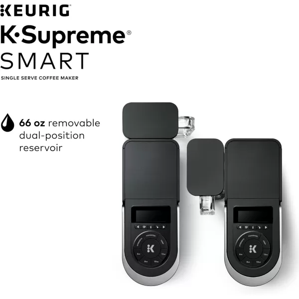 Keurig KSupreme SMART Coffee Maker MultiStream Technology Brews 612oz Cup Sizes BlackKeurig KSupreme SMART Coffee Maker MultiStream Technology Brews 612oz Cup Sizes Black