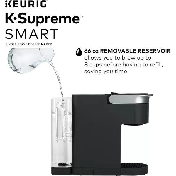 Keurig KSupreme SMART Coffee Maker MultiStream Technology Brews 612oz Cup Sizes BlackKeurig KSupreme SMART Coffee Maker MultiStream Technology Brews 612oz Cup Sizes Black