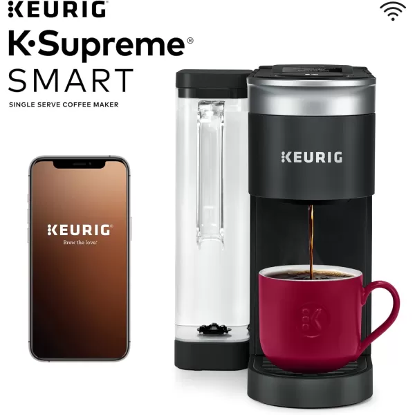 Keurig KSupreme SMART Coffee Maker MultiStream Technology Brews 612oz Cup Sizes BlackKeurig KSupreme SMART Coffee Maker MultiStream Technology Brews 612oz Cup Sizes Black