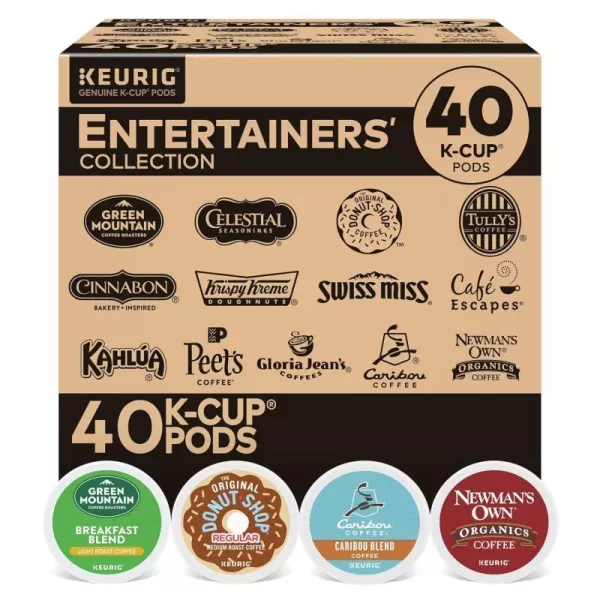 Keurig Entertainers Collection Variety Pack SingleServe KCup Pods 40 CountEntertainers Collection Variety 40 Count Pack of 1