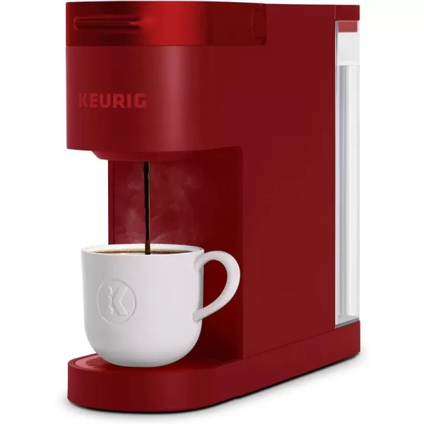 Keurig K Slim Single Serve KCup Pod Coffee Maker Multistream Technology Scarlet RedScarlet Red Coffee Brewer