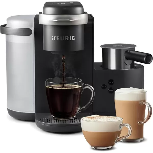 Keurig KCafe Single Serve KCup Coffee Latte and Cappuccino Maker Dark CharcoalDark Charcoal