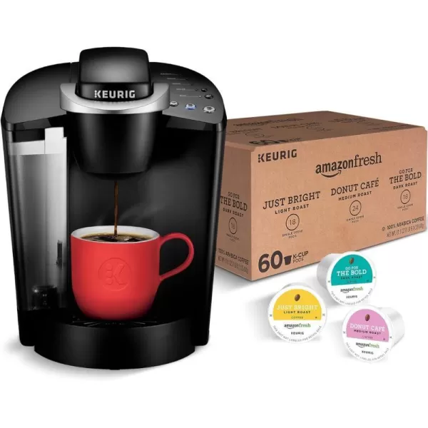 Keurig KClassic Coffee Maker with AmazonFresh 60 Ct Coffee Variety Pack 3 FlavorsKClassic  Amazon Fresh 60 CT