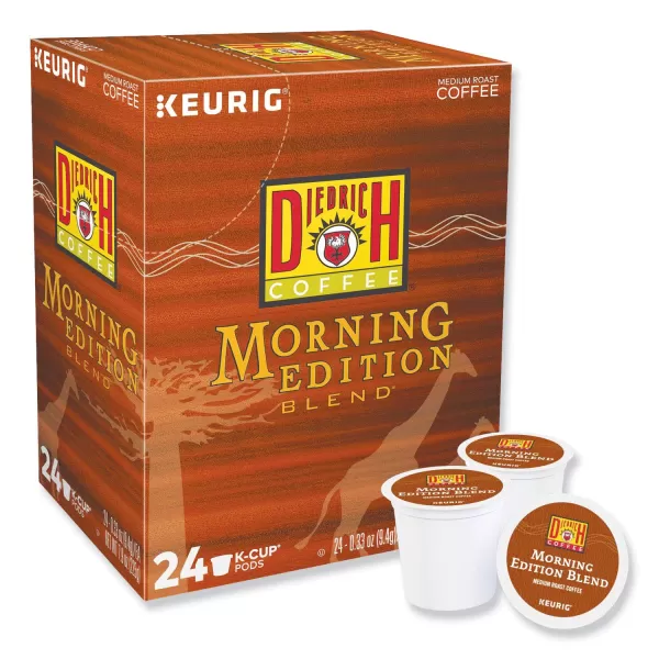 Diedrich Coffee Morning Edition Blend SingleServe Keurig KCup Pods Medium Roast Coffee 24 Count Pack of 4Morning Edition Blend 24 Count Pack of 1