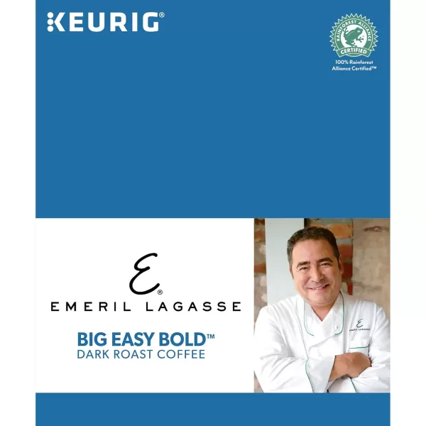 Emeril Big Easy Bold SingleServe Keurig KCup Pods Dark Roast Coffee Pods 96 Count48 Count