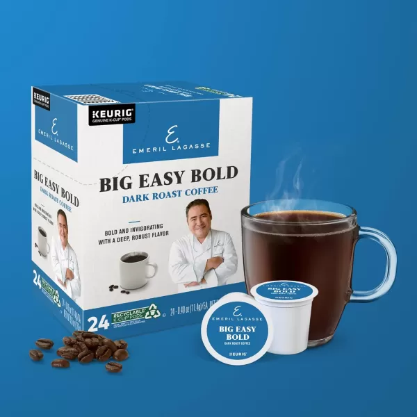 Emeril Big Easy Bold SingleServe Keurig KCup Pods Dark Roast Coffee Pods 96 Count96 Count