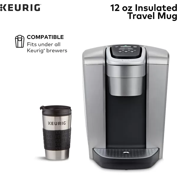 Keurig Faceted Stainless Steel Coffee Travel Mug Fits Under Any Keurig KCup Pod Coffee Maker 14 oz CopperStainless Steel