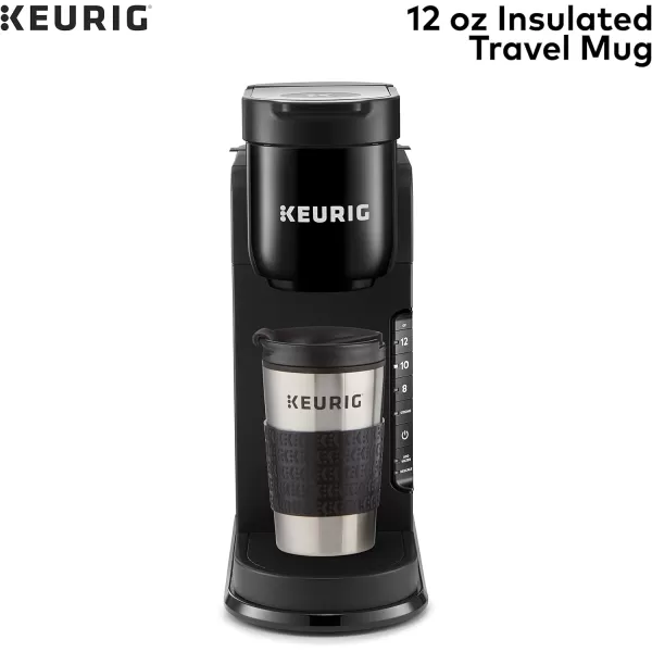 Keurig Faceted Stainless Steel Coffee Travel Mug Fits Under Any Keurig KCup Pod Coffee Maker 14 oz CopperStainless Steel