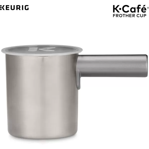 Keurig KCaf Milk Frother Cup Replacement Part or Extra80 milliliters Hot and Cold Frothing Compatible with Keurig KCaf Coffee Makers Only NickelKeurig KCaf Milk Frother Cup Replacement Part or Extra80 milliliters Hot and Cold Frothing Compatible with Keurig KCaf Coffee Makers Only Nickel