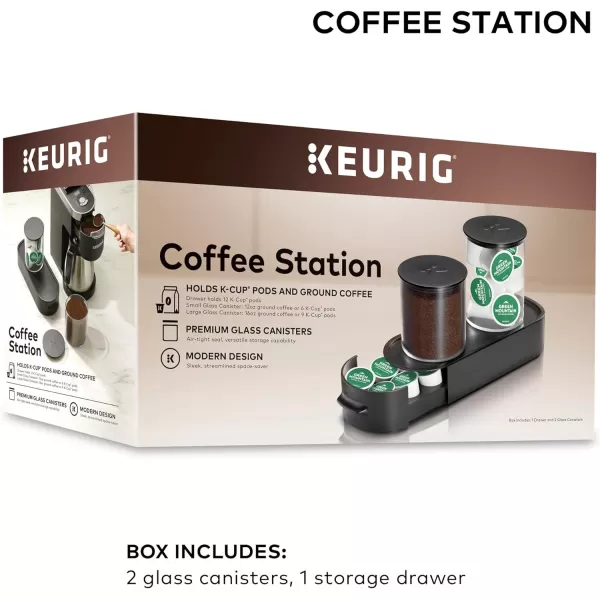 Keurig KDuo Plus Coffee Maker Single Serve KCup Pod and 12 Cup Carafe Brewer with Keurig Station KCup Pod amp Ground Coffee Storage Unit BlackKeurig KDuo Plus Coffee Maker Single Serve KCup Pod and 12 Cup Carafe Brewer with Keurig Station KCup Pod amp Ground Coffee Storage Unit Black