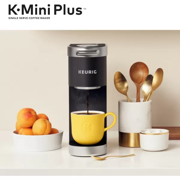 Keurig KMini Plus Single Serve Coffee Maker with Keurig Entertainers Collection Variety Pack 40 KCup PodsKeurig KMini Plus Single Serve Coffee Maker with Keurig Entertainers Collection Variety Pack 40 KCup Pods