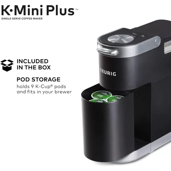 Keurig KMini Plus Single Serve Coffee Maker with Keurig Entertainers Collection Variety Pack 40 KCup PodsKeurig KMini Plus Single Serve Coffee Maker with Keurig Entertainers Collection Variety Pack 40 KCup Pods